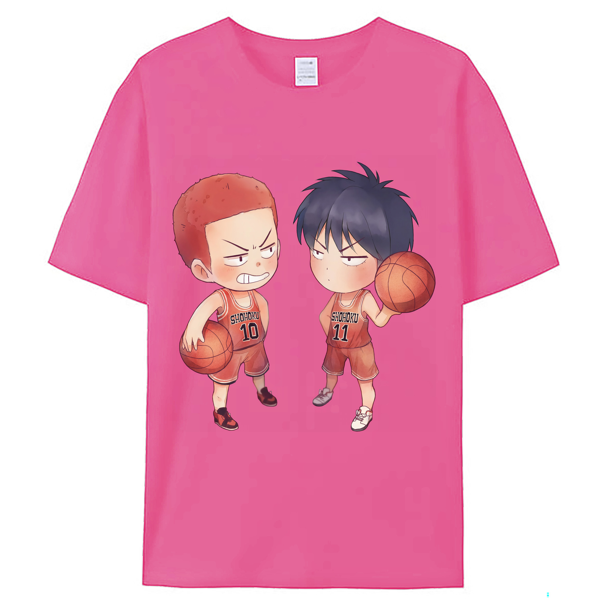 （画像用） SLAM DUNK／スラムダンク レディースカジュアルプリントTシャツ（綿100％）